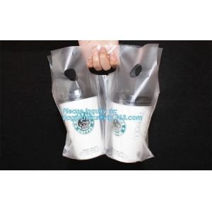 100% Biodegradable Cup bags, HDPE polyethylene plastic coffee juice cups