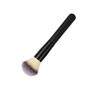 Popular Silver Handle Makeup Foundation Brush With Aluminium Ferrule