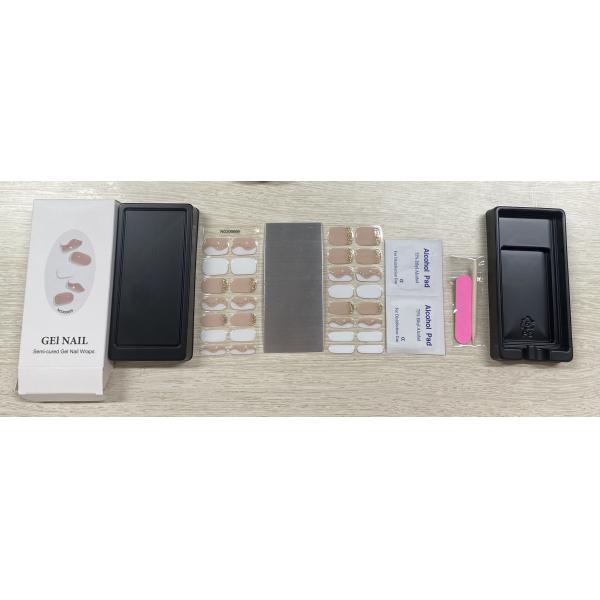 Fashionable Nail Beauty Products Self-Adhesive Gel Stickers for Semi Cured Nails