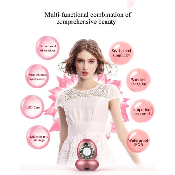 Color LED Light Body Massage IPX6 Radio Frequency Facial Device