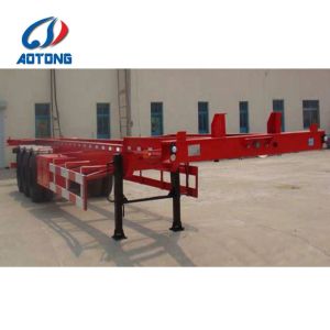 2020 3 Axle Container 40ft Truck Trailer Chasis Skeleton Semi Trailer with Steel