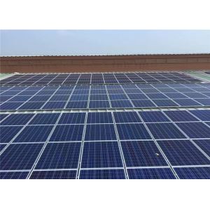 Vertical Flat Roof Mounting System High Anodized Aluminum Extrusion Frame