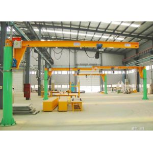 A4 Floor Mounted Jib Crane With Electric Hoist Easy Operation
