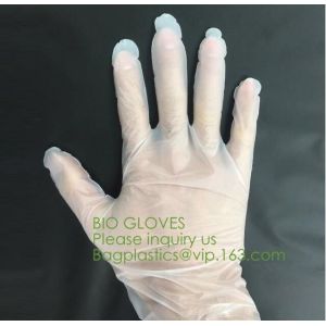 Biodegradable and compostable PLA gloves,OEM cheap biodegradable kitchen