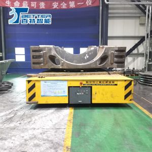 Industrial Trackless Transfer Cart with 65Ton Capacity for Heavy-Duty Steel Product Handling in Industry