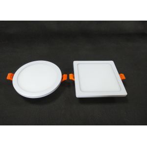 Plastic Back Base Narrow Edge Ra80 9W Indoor SMD LED Panel Light