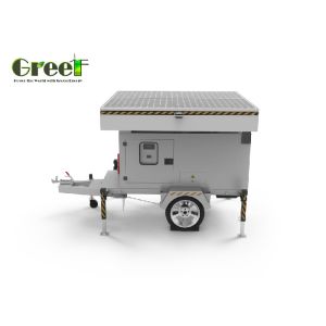 110-220V High Efficiency Solar Power Mobile Power Supply Vehicle