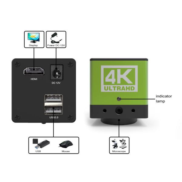 4K HD Digital Camera Microscope Accessories HDR Wide Dynamic