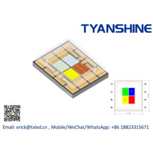 Blue 456 - 468nm 3535 SMD LED Diode 1Watt with Ceramic PCB Base