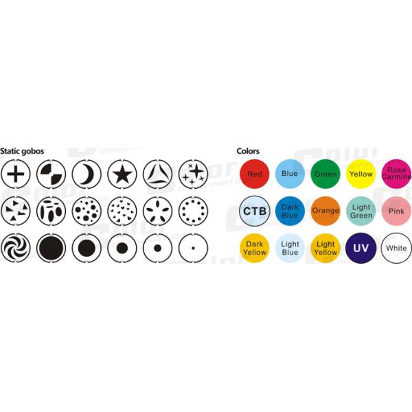 DJ Stage Light Mini Gobo Projector DMX 50W Beam LED Moving Head Light 125 Watt