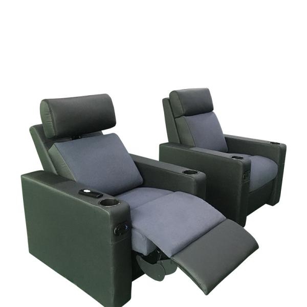 Buy SOFA Living Room Fabric Recliner Sofa With Electrical Headrest at wholesale prices