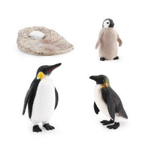 China Unisex Penguin Figurines Collectibles , Plastic Penguin Statue Animal Figurines Educational Standards on sale