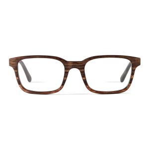 Walnut Laminated Ocular Wooden Optical Glasses Printing Logo