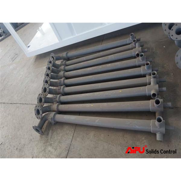 Buy Bolt Flange 3 Nozzle Vertical Mud Mixing Gun 50mm Diameter at wholesale prices