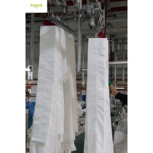 100% PTFE Fiber Baghouse PTFE Filter Bag For Fume Treatment