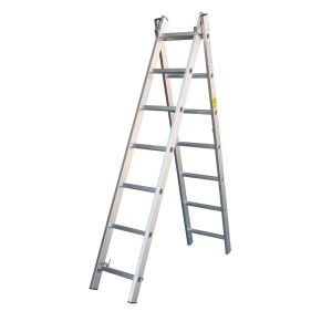 Double Sided 3.54m 16 Step Foldable Extension Ladder