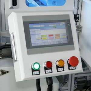 Touch Screen Automatic Pouch Packing Machine Connect With Inspection Machine