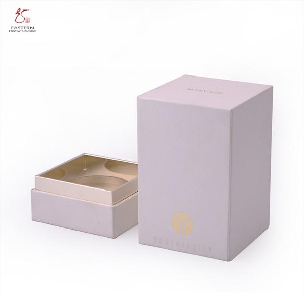 15cm Length Gold Insert Paper Gift Box 2mm Candle Packaging