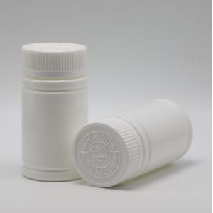 120ml Round PE Plastic Bottle with Screw Cap for Pill Capsule Tablet Medicine
