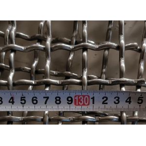 304 Mesh Crimped Stainless Steel Wire Mesh For Mining Vibrating Swing Screen