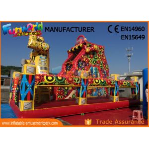 Outdoor Inflatable Bouncer Slide / Spiderman Action Air Jumping Castle