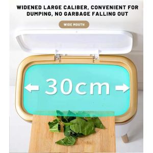 Household Indoor Trash Can With Legs Large Garbage Can With Legs