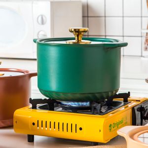 Modern Design Style Complete Cooking Pots Set With Ceramic Material