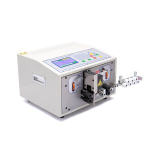 PVC Braided Automatic Wire Cable Cutting And Stripping Machine CX-02B