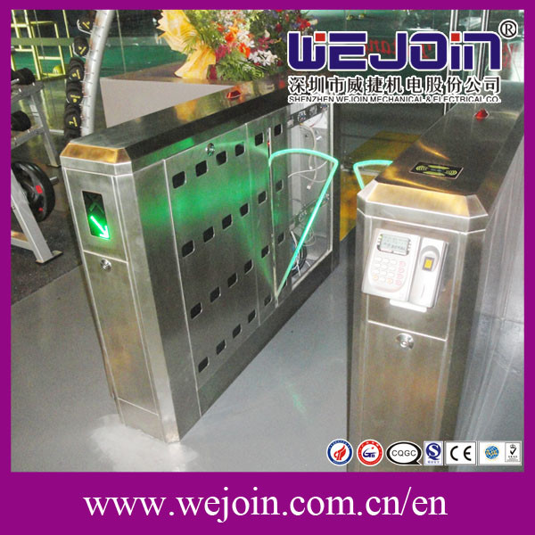 Full Automatic Smart Security Access Control Turnstile Flap Gate 0.5s Opening Time