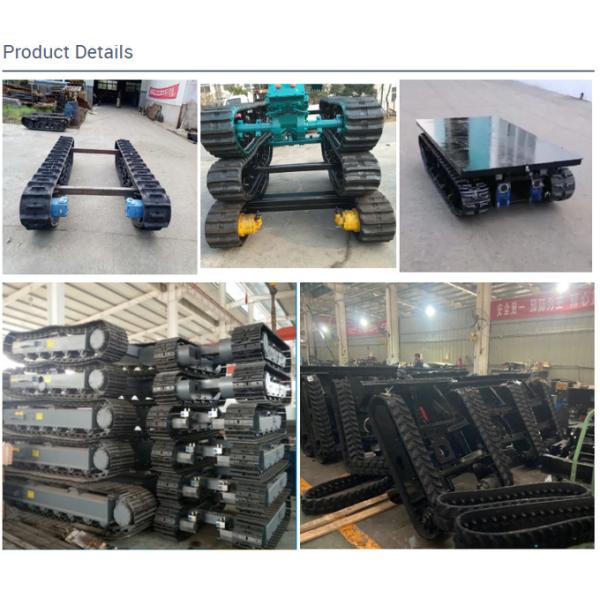 Steel Crawler Track Undercarriage Loading Capacity 2MT -20 MT With Four Outriggers
