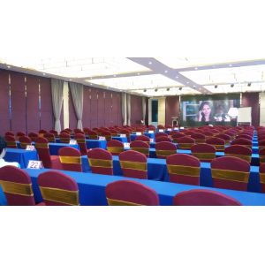 Hotel Acoustic Rolling Operable Partition Walls With Sliding Door