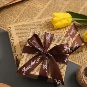 Waterproof Flower Bouquet Wrapping Paper Kraft Paper Newspaper Design Many