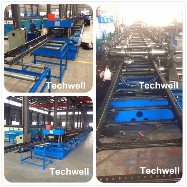 CT100-600 Electric Cable Ladder Roll Forming Machine for Making Steel Cable Tray Ladder Profile Sheets
