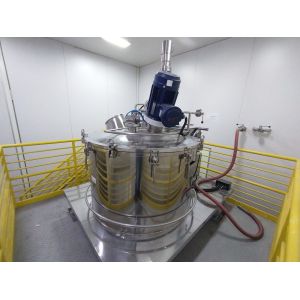 PLC Control Stainess Steel Basket Scraper Bottom Discharge Pharmaceutical