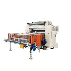 Quality Fully Automatic Facial Tissue Paper Folding Machine With Half Fold Transfer Device for sale