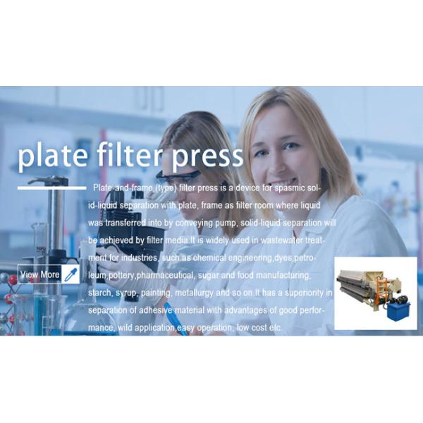 Advanced R&D Technology Saving Energy and Protecting Environment Automatic Press Filter