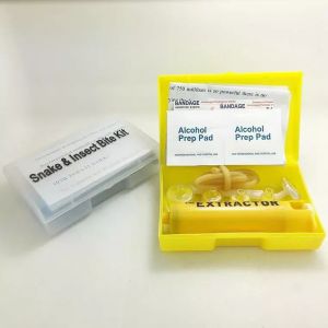 Snake Bee Spider Bite First Aid Kit Venom Extractor Suction Pump Medical