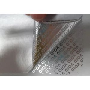Environmentally Friendly Void Self Adhesive Security Labels Dot Matrix Hologram