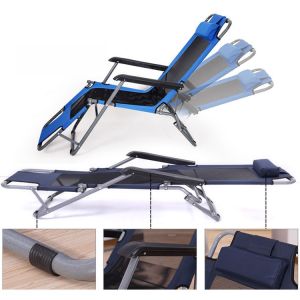 Adjustable Foldable Beach Reclining Zero Gravity Lounge Chair with Y Mail