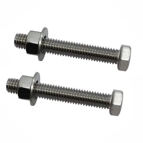 Buy A2-70 Grade Polished Hex Head Bolts 100Pcs M6-M24 at wholesale prices