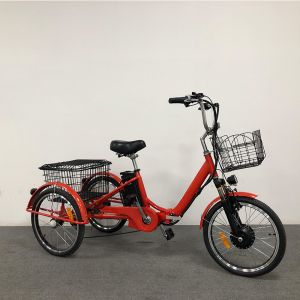 Disc Brake 26*4.0 KENDA Tire Electric Tricycle With LCD Display And Foldable
