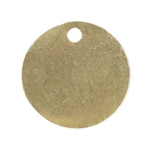 Quality Blank Reusable Brass Stencils , Round Shape Yellow Custom Metal Stencils for sale