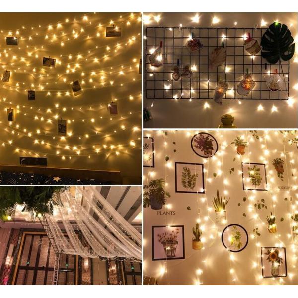 Cold White 5V Solar Christmas String Lights Outdoor 800 LED 80m Length