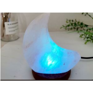 OEM Carved Himalayan Salt Lamp With Solid Wooden Base