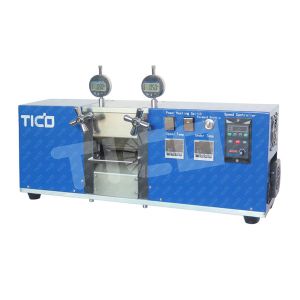 Quality 100mm Width Heated Calender Machine for Electrode Roll Pressing for sale