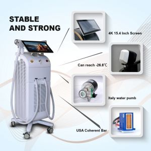 Triple Wavelengths Diode Laser Hair Removal Machine For Commercial