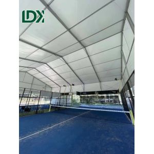 Super Strong Enclosed Court Padel Weather Resistant Roof Long Lasting Padel