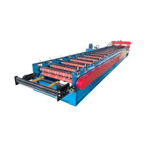 Trapezoid PPGI Roofing Sheet Making Machine 15 Steps