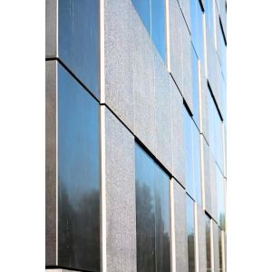 China Customizable Modern Stone Curtain Wall with Excellent Thermal Insulation on sale