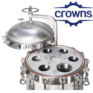 3000L/Hour Bag In Bag Out HEPA Filter Housing with 6.0bar Max. Operating